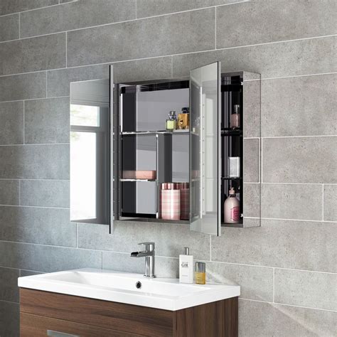 liberty stainless steel tall mirror cabinet|mirrored bathroom cabinet sidler.